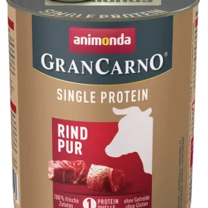 Schneller Versand animonda Gran Carno Single Protein Rind pur 800g Dose Hundenassfutter